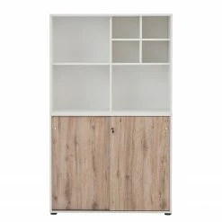 Schildmeyer Aktenschrank Serie 400 U1000R / U1000ST - Wildeiche Dekor / Weiß -BÜROMÖBEL Verkaufsgeschäft 1000343906 220420 030 DETAILS P000000001000343906