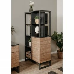 Loftscape Regal Mid West - Bambus Dekor / Anthrazit -BÜROMÖBEL Verkaufsgeschäft 1000344589 220407 020 MOOD DETAILS P000000001000344589 mood