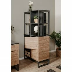 Loftscape Regal Mid West - Bambus Dekor / Anthrazit -BÜROMÖBEL Verkaufsgeschäft 1000344589 220407 021 MOOD DETAILS P000000001000344589 mood