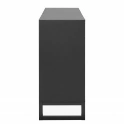 Loftscape Sideboard Mid West I - Bambus Dekor / Anthrazit -BÜROMÖBEL Verkaufsgeschäft 1000344591 220407 034 DETAILS P000000001000344591