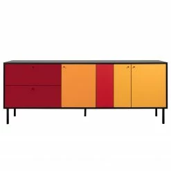 Loftscape TV-Lowboard Modern Art - Mehrfarbig -BÜROMÖBEL Verkaufsgeschäft 1000344592 220407 030 DETAILS P000000001000344592