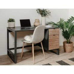 Loftscape Schreibtisch Mid West - Anthrazit / Bambus Dekor -BÜROMÖBEL Verkaufsgeschäft 1000344597 220407 021 MOOD DETAILS P000000001000344597 mood