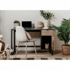 Loftscape Schreibtisch Mid West - Anthrazit / Bambus Dekor -BÜROMÖBEL Verkaufsgeschäft 1000344597 220407 023 MOOD DETAILS P000000001000344597 mood