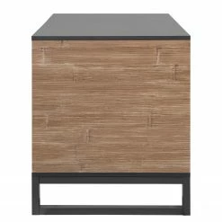 Loftscape Schreibtisch Mid West - Anthrazit / Bambus Dekor -BÜROMÖBEL Verkaufsgeschäft 1000344597 220407 033 DETAILS P000000001000344597