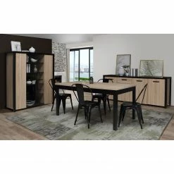 Red Living Sideboard Westlock II - Esche Dekor / Schwarz 14 Red Living Sideboard Westlock II - Esche Dekor / Schwarz -BÜROMÖBEL Verkaufsgeschäft 1000344679 220414 021 MOOD DETAILS P000000001000344679 mood