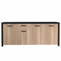 Red Living Sideboard Westlock II - Esche Dekor / Schwarz 15 Red Living Sideboard Westlock II - Esche Dekor / Schwarz -BÜROMÖBEL Verkaufsgeschäft 1000344679 220414 030 DETAILS P000000001000344679