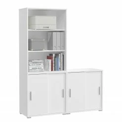 Fredriks Aktenschrank-Kombination Thamali VIII - Weiß