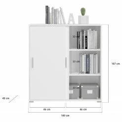 Fredriks Aktenschrank-Kombination Thamali VII - Weiß -BÜROMÖBEL Verkaufsgeschäft 1000346955 220519 501 SKETCH DETAILS P000000001000346955 sketch