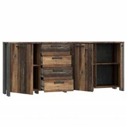 Loftscape Sideboard Ravenswood II - Altholz Dekor / Anthrazit -BÜROMÖBEL Verkaufsgeschäft 1000348107 220603 050 DETAILS P000000001000348107