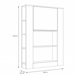 Fredriks Sekretär Warner - Weiß 16 Fredriks Sekretär Warner - Weiß -BÜROMÖBEL Verkaufsgeschäft 1000348135 220505 500 SKETCH DETAILS P000000001000348135 sketch