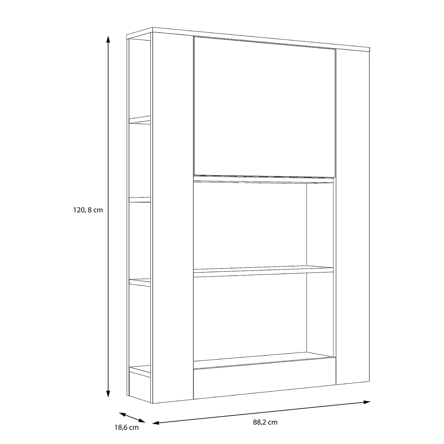 Fredriks Sekretär Warner - Weiß 9 Fredriks Sekretär Warner - Weiß – Bild 7
