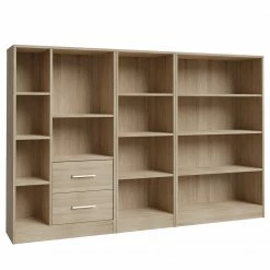 Fredriks Regalwand Wardell (3-teilig) - Eiche Sonoma Dekor