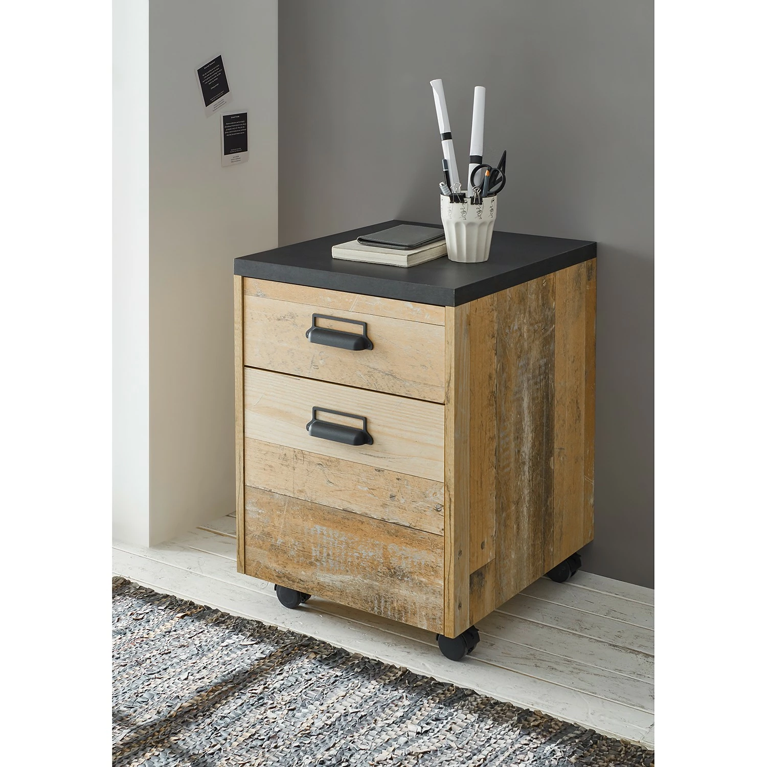 Ridgevalley Rollcontainer Shutter - Eiche Dekor 4 Ridgevalley Rollcontainer Shutter - Eiche Dekor – Bild 2