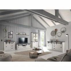 Ridgevalley Sideboard Shutter I - Pinie Weiß Dekor -BÜROMÖBEL Verkaufsgeschäft 1000348674 220505 021 MOOD DETAILS P000000001000348674 mood