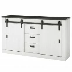 Ridgevalley Büro-Set Shutter V (4-teilig) - Pinie Weiß Dekor -BÜROMÖBEL Verkaufsgeschäft 1000348751 220505 030 DETAILS P000000001000348751