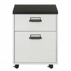 Ridgevalley Büro-Set Shutter I (2-teilig) - Pinie Weiß Dekor -BÜROMÖBEL Verkaufsgeschäft 1000348753 220505 045 DETAILS P000000001000348753