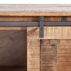 Red Living Sideboard Toleos - Mango sägerau massiv / Eisen - Mangoholz / Schwarz -BÜROMÖBEL Verkaufsgeschäft 1000352070 220520 040 DETAILS P000000001000352070