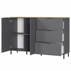 Germania Sideboard California I - Graphit -BÜROMÖBEL Verkaufsgeschäft 1000352104 220512 031 DETAILS P000000001000352104