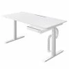 Loftscape Schreibtisch Warnant II - (Manuell höhenverstellbar) - Weiß - Breite: 160 cm -BÜROMÖBEL Verkaufsgeschäft 1000353139 220519 010 IMAGE P000000001000353139