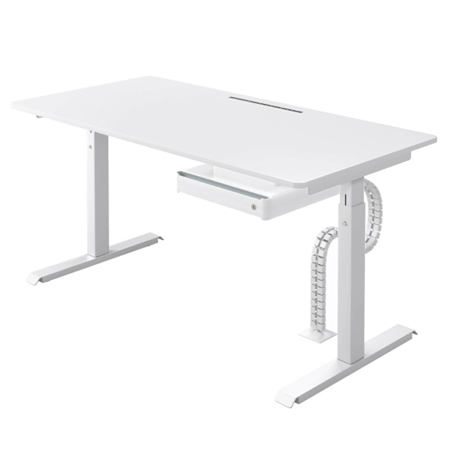 Loftscape Schreibtisch Warnant II - (Manuell höhenverstellbar) - Weiß - Breite: 160 cm 3 Loftscape Schreibtisch Warnant II - (Manuell höhenverstellbar) - Weiß - Breite: 160 cm