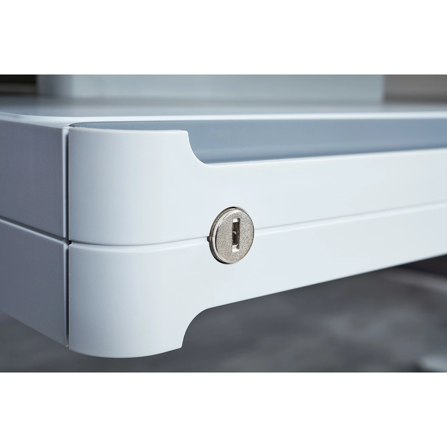 Loftscape Schreibtisch Warnant II - (Manuell höhenverstellbar) - Weiß - Breite: 160 cm 7 Loftscape Schreibtisch Warnant II - (Manuell höhenverstellbar) - Weiß - Breite: 160 cm – Bild 5