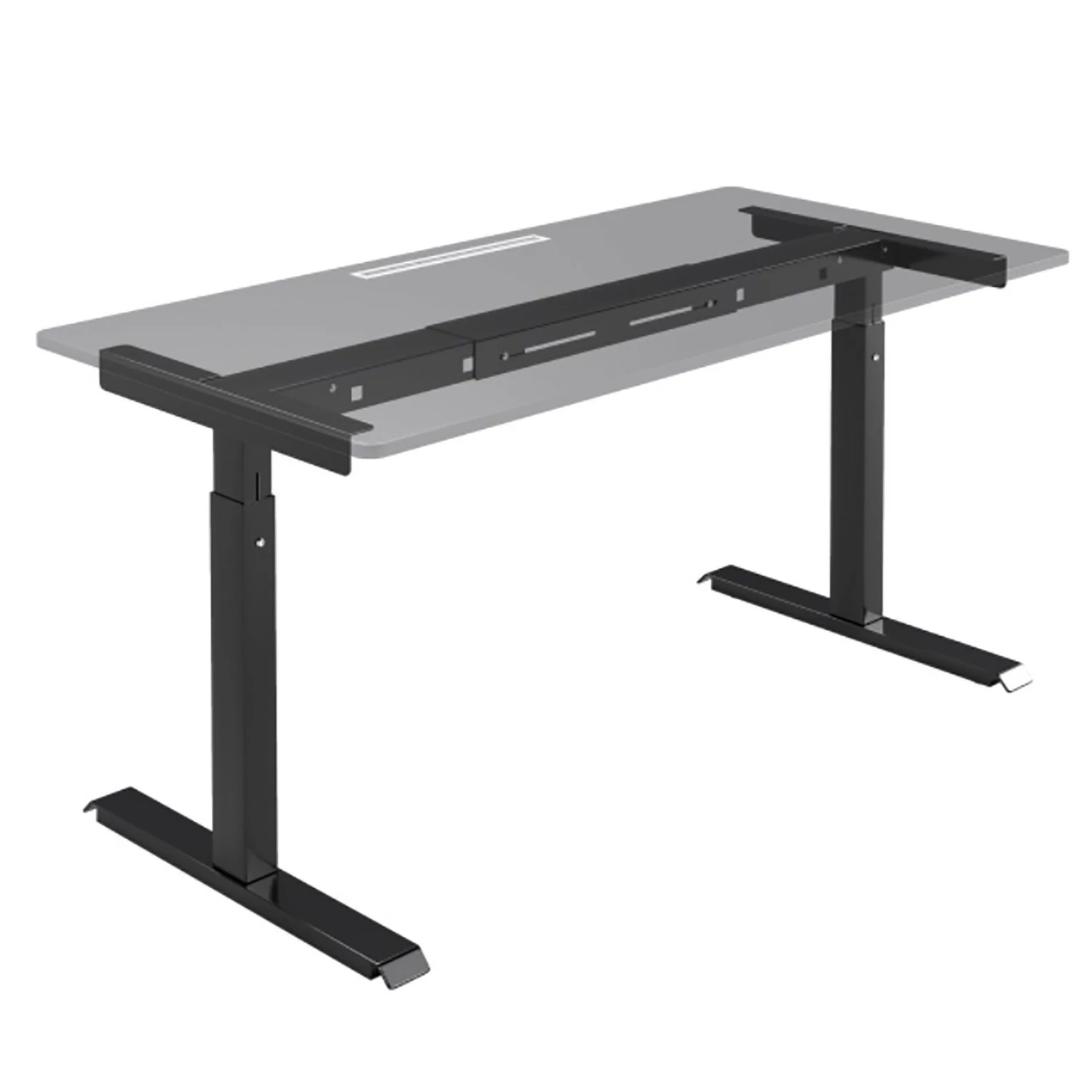 Loftscape Schreibtisch Warnant III - (Manuell höhenverstellbar) - Schwarz 4 Loftscape Schreibtisch Warnant III - (Manuell höhenverstellbar) - Schwarz – Bild 2