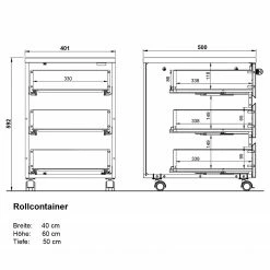 Germania Büroset GW-Lissabon II (3-teilig) - Eiche Navarra Dekor / Graphit -BÜROMÖBEL Verkaufsgeschäft 1000353372 220520 501 SKETCH DETAILS P000000001000353372 sketch
