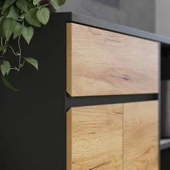 Germania Büroset GW-Lissabon VI (5-teilig) - Eiche Navarra Dekor / Graphit -BÜROMÖBEL Verkaufsgeschäft 1000353377 220520 051 DETAILS P000000001000353377