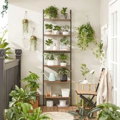 Red Living Leiterregal Crosshill III - Braun / Schwarz -BÜROMÖBEL Verkaufsgeschäft 1000353408 220601 021 MOOD DETAILS P000000001000353408 mood