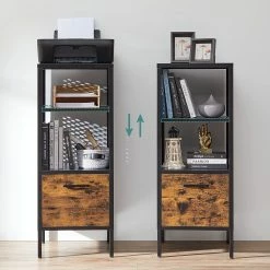 Red Living Regal Mocksville - Braun / Schwarz -BÜROMÖBEL Verkaufsgeschäft 1000353473 220601 030 DETAILS P000000001000353473