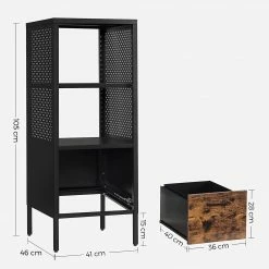 Red Living Regal Mocksville - Braun / Schwarz -BÜROMÖBEL Verkaufsgeschäft 1000353473 220601 500 SKETCH DETAILS P000000001000353473 sketch