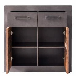 Trendteam Kommode Indy I - Altholz Dekor / Anthrazit -BÜROMÖBEL Verkaufsgeschäft 1000353495 220520 031 DETAILS P000000001000353495