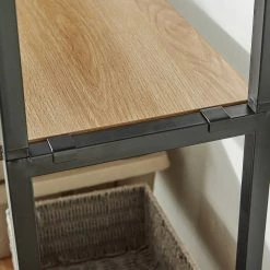 Red Living Regal Ruoms II - Akazie Dekor / Schwarz -BÜROMÖBEL Verkaufsgeschäft 1000355290 220603 034 DETAILS P000000001000355290