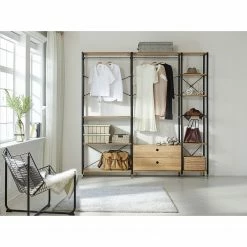 Red Living Regal Ruoms V - Akazie Dekor / Schwarz -BÜROMÖBEL Verkaufsgeschäft 1000355291 220603 021 MOOD DETAILS P000000001000355291 mood