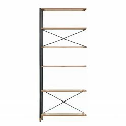 Red Living Regal Ruoms IV - Akazie Dekor / Schwarz -BÜROMÖBEL Verkaufsgeschäft 1000355292 220603 030 DETAILS P000000001000355292