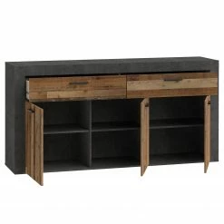 Red Living Sideboard Westcliffe - Altholz Dekor / Beton Dekor -BÜROMÖBEL Verkaufsgeschäft 1000356698 220603 032 DETAILS P000000001000356698