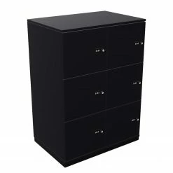 Nowy Styl Schließfachschrank Puzlo - Schwarz