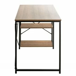 Red Living Schreibtisch Eibar I - Metall - Eiche Dekor / Schwarz -BÜROMÖBEL Verkaufsgeschäft 1000356851 220609 031 DETAILS P000000001000356851