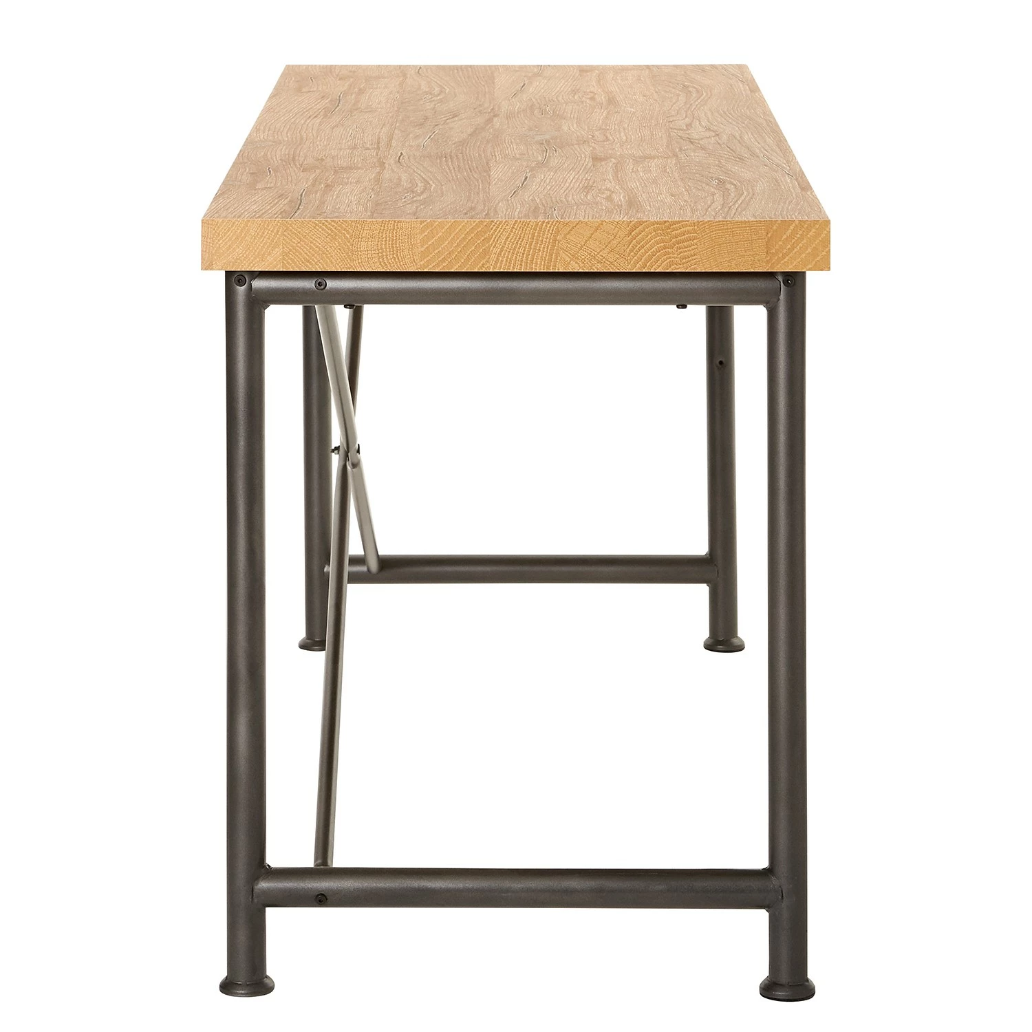 Jahnke Schreibtisch Craft D 140 - Eiche Dekor / Anthrazit 5 Jahnke Schreibtisch Craft D 140 - Eiche Dekor / Anthrazit – Bild 3