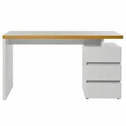 Jahnke Schreibtisch CU-LIBRE C 240 - Eiche Dekor / Weiß -BÜROMÖBEL Verkaufsgeschäft 1000358894 220615 040 DETAILS P000000001000358894