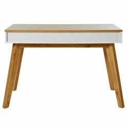 Jahnke Schreibtisch Libre D 120 - Kerneiche Dekor / Weiß -BÜROMÖBEL Verkaufsgeschäft 1000358895 220615 060 DETAILS P000000001000358895