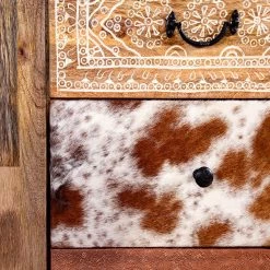 Red Living Sideboard Vallentuna - Mango massiv / Metall - Mango / Schwarz -BÜROMÖBEL Verkaufsgeschäft 1000359913 220621 055 DETAILS P000000001000359913