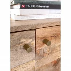 Naturoo Sideboard Yearby - Mango massiv - Mango / Gold -BÜROMÖBEL Verkaufsgeschäft 1000359926 220713 040 DETAILS P000000001000359926