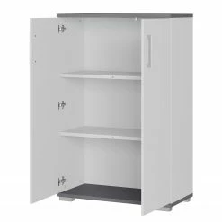 Germania Büroset GW-Profi 2.0 II (4-teilig) - Höhenverstellbar - Hellgrau -BÜROMÖBEL Verkaufsgeschäft 1000360357 220622 031 DETAILS P000000001000360357