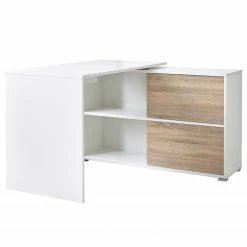 Germania Büroset Mingle II (2-teilig) - Weiß / Eiche Sonoma Dekor -BÜROMÖBEL Verkaufsgeschäft 1000360364 220622 030 DETAILS P000000001000360364