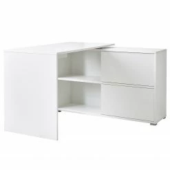 Germania Büroset Mingle II (2-teilig) - Weiß / Eiche Sonoma Dekor -BÜROMÖBEL Verkaufsgeschäft 1000360364 220622 031 DETAILS P000000001000360364