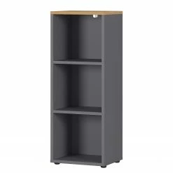 Germania Büroset GW-Agenda V (5-teilig) - Höhenverstellbar - Eiche Grandson Dekor / Graphit -BÜROMÖBEL Verkaufsgeschäft 1000360375 220622 032 DETAILS P000000001000360375