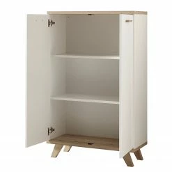 Germania Büroset Neston (5-teilig) - Weiß / Eiche Sanremo Dekor -BÜROMÖBEL Verkaufsgeschäft 1000360379 220622 037 DETAILS P000000001000360379