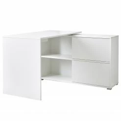 Germania Büroset Mingle I (2-teilig) - Weiß / Eiche Sonoma Dekor -BÜROMÖBEL Verkaufsgeschäft 1000360380 220622 031 DETAILS P000000001000360380