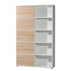 Germania Büroset Mingle I (2-teilig) - Weiß / Eiche Sonoma Dekor -BÜROMÖBEL Verkaufsgeschäft 1000360380 220622 032 DETAILS P000000001000360380